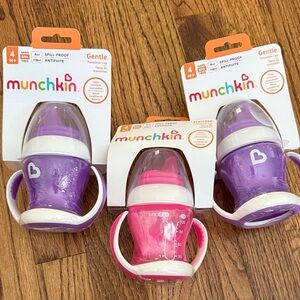 Munchkin Pink and Purple Transition Cups